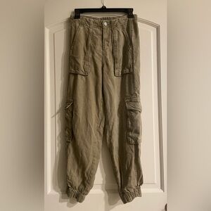 AllSaints Khaki Twill Cargo Pants